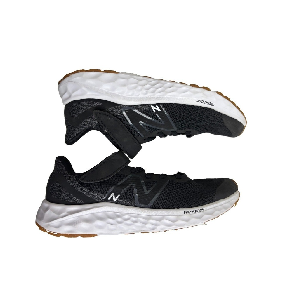 NEW (READ) Bungee Laces New Balance Fresh Foam Arishi Black Big Kids 2.5 Boys